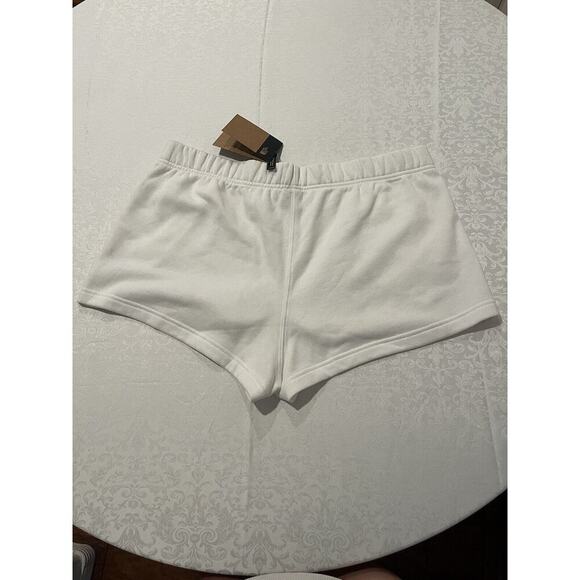 NEW XXL The North Face Women's Half Dome White Fleece Shorts Standard Fit - Picture 6 of 11